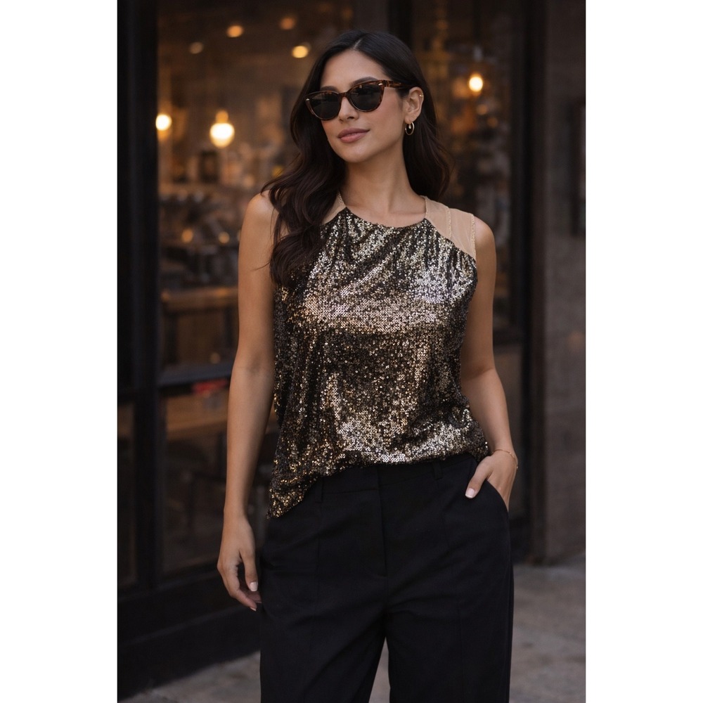 Chic Sequin Women's‎ Blouse size S